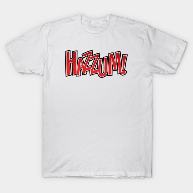 Hazzum Red Logo T-Shirt by Hazzum